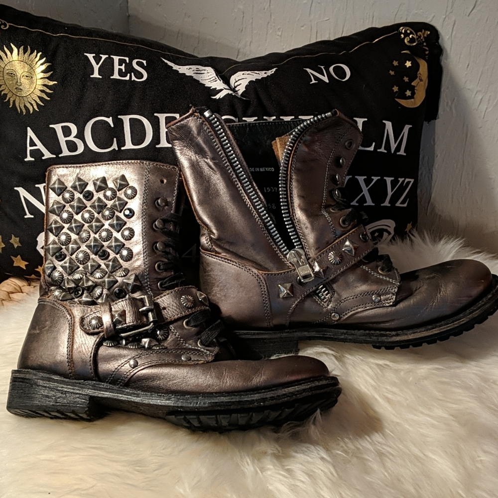 ASH Ryanna Schlupfstiefel combat boots